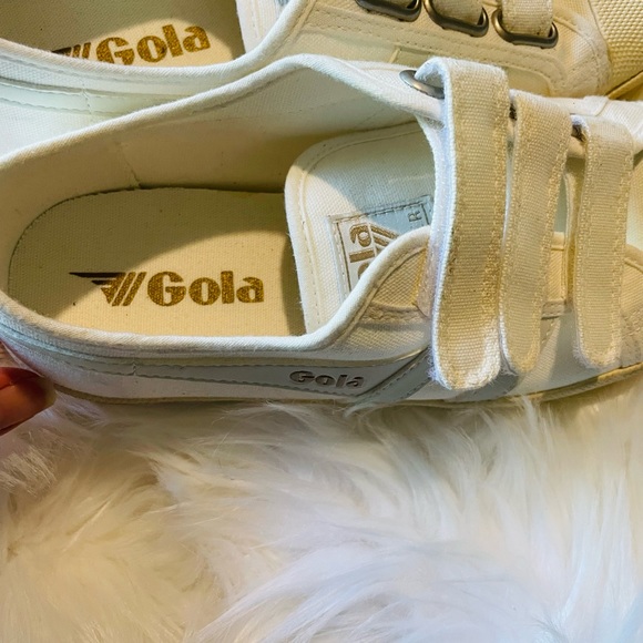 Gola womens shoe size 8 usa white , velcro straps - Picture 4 of 4